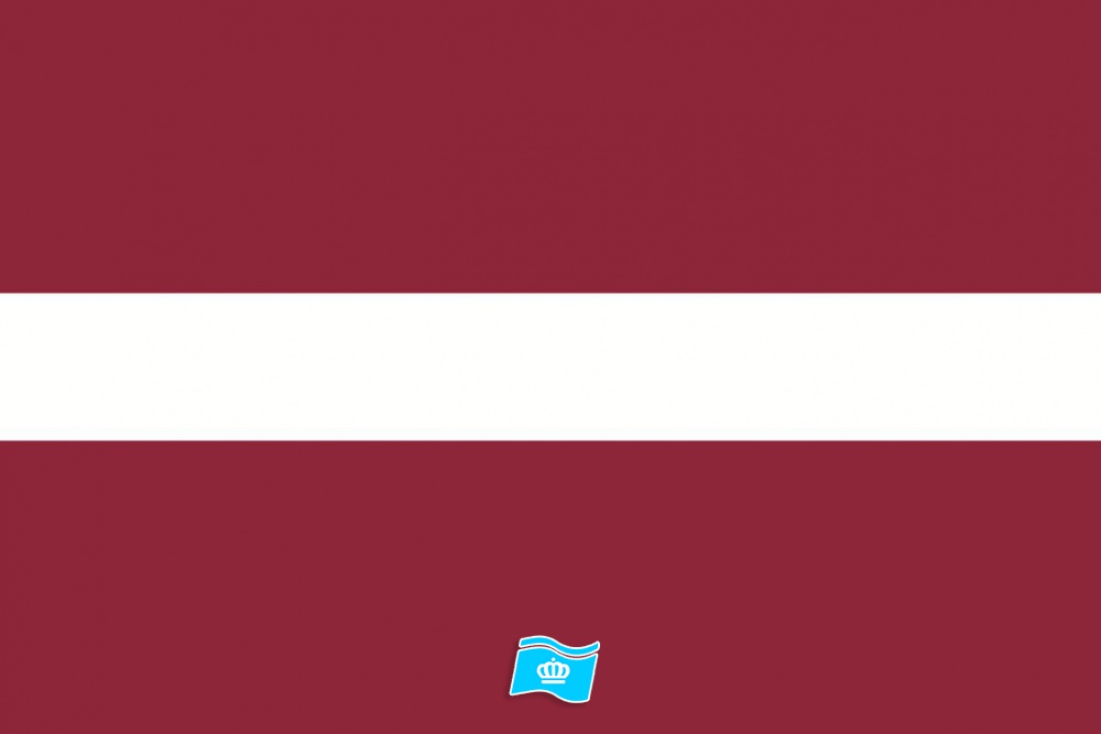 Gebruikte vlag Letland 100x150 cm, uitverkoop