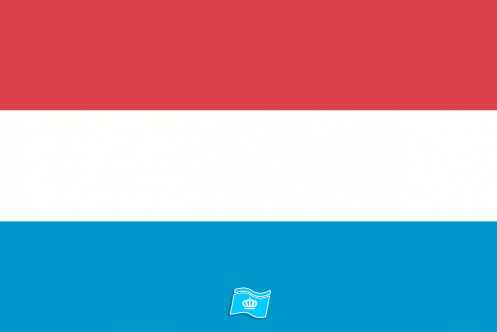 Gebruikte vlag Luxemburg 100x150 cm, uitverkoop Gebruikte vlag Luxemburg 100x150 cm, uitverkoop