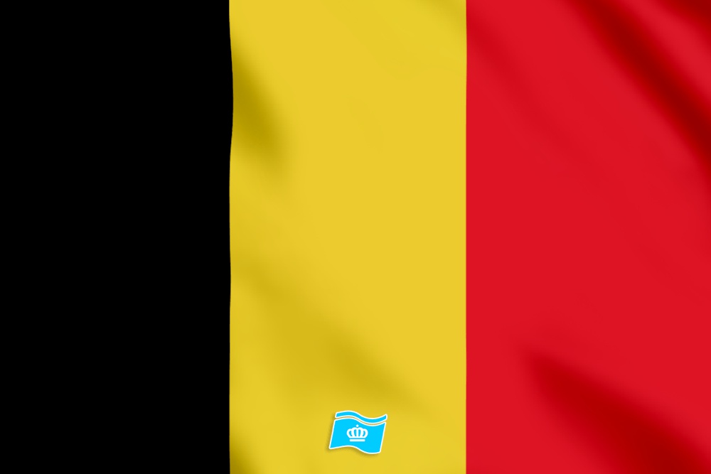 Tafelvlag België 10x15 cm