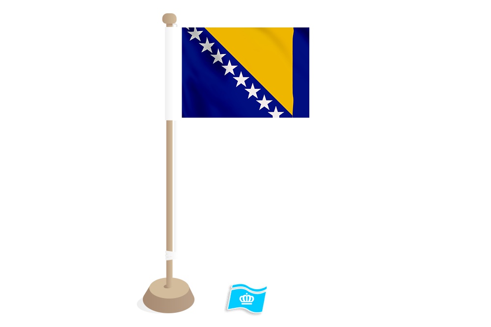 Tafelvlag Bosnië en Herzegovina