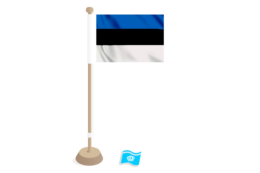 Tafelvlag Estland 10x15 cm