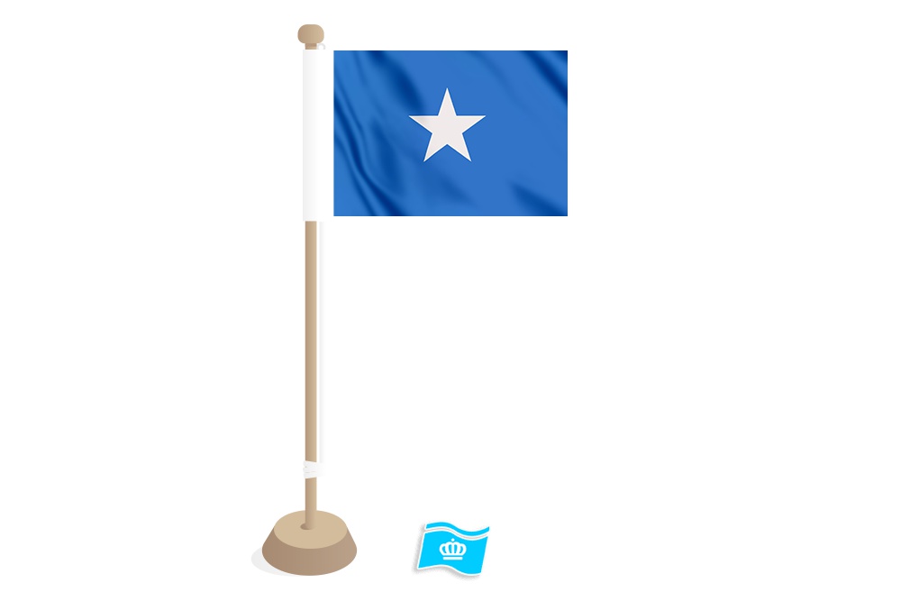 Tafelvlag Somalië 10x15 cm