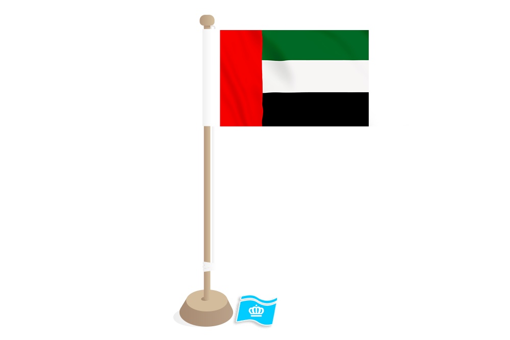 Tafelvlag Verenigde Arabische Emiraten, VAE