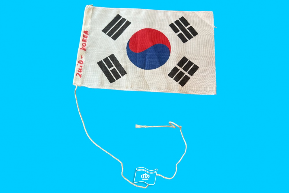 Tafelvlag Zuid-Korea, uitverkoop