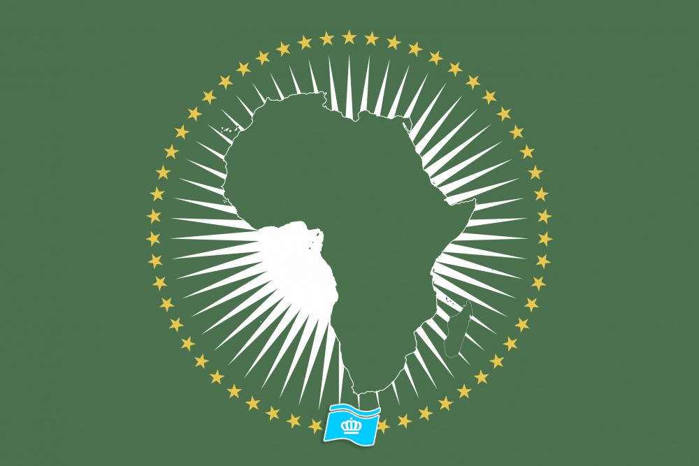 Vlag Afrikaanse Unie 040x060 cm
