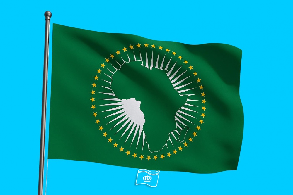Vlag Afrikaanse Unie 300x450 cm