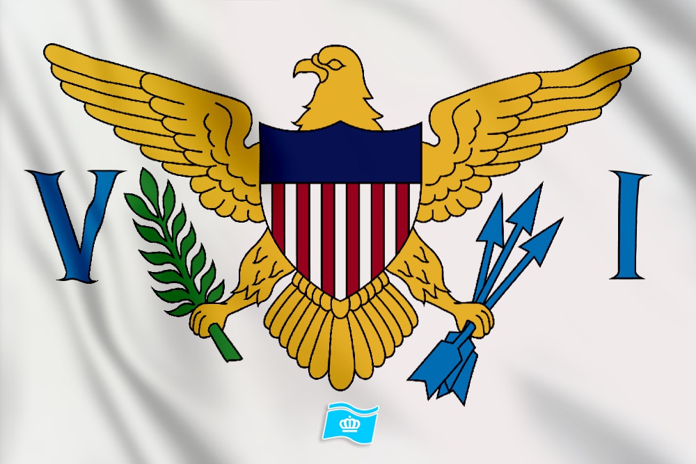 Vlag Amerikaanse Maagdeneilanden 300x200