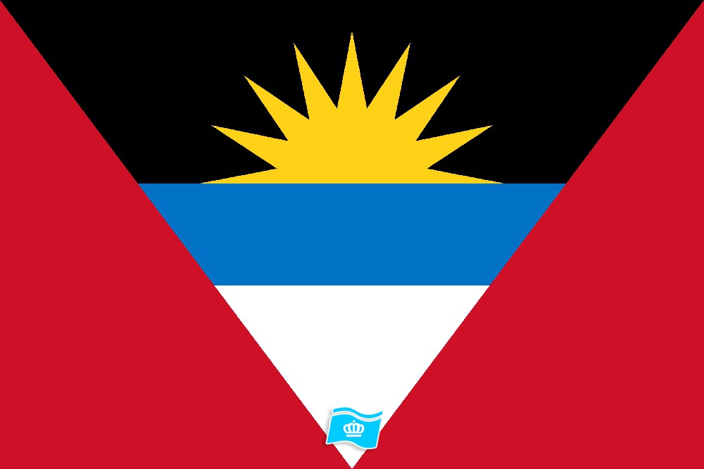 Vlag Antigua en barbuda 100x70