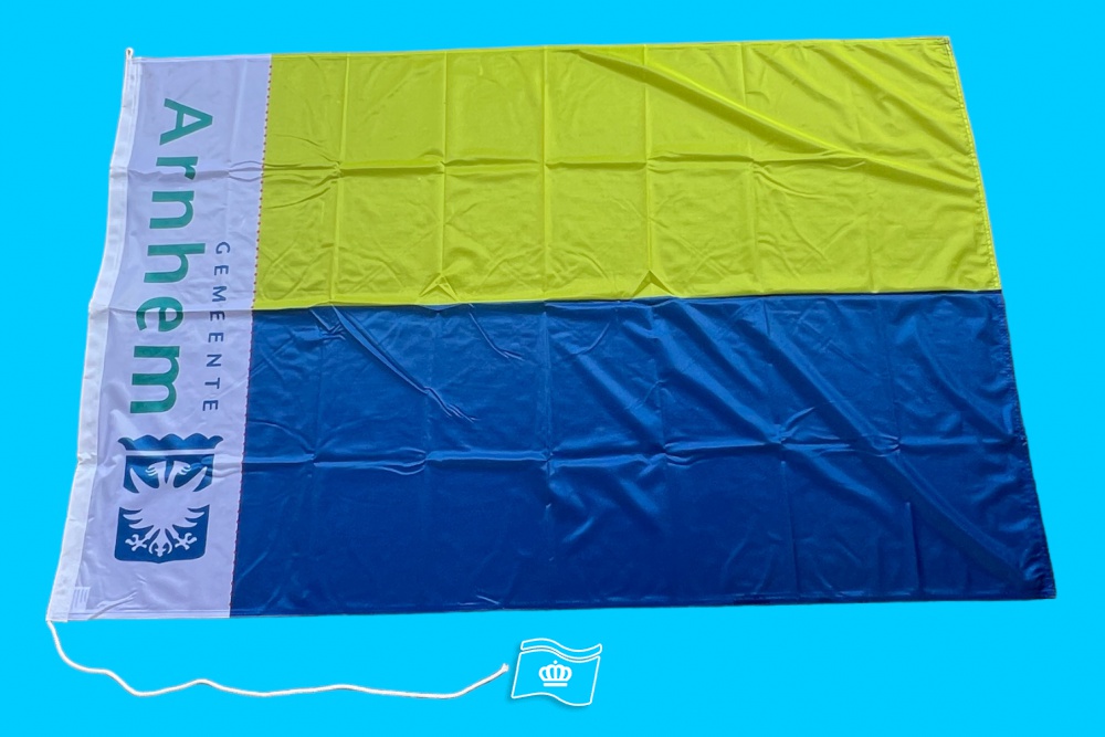 Vlag Arnhem gemeente gebruikt 100x150 cm