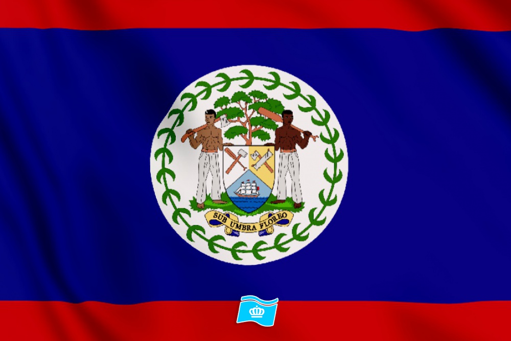 Vlag Belize 100x70
