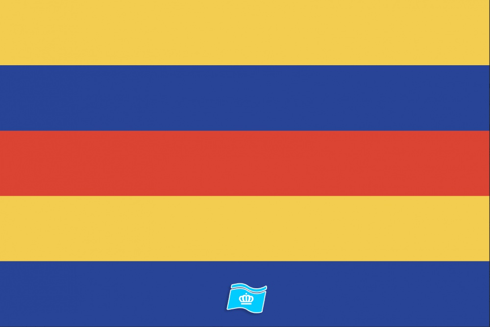 Vlag Bergen, Limburg 70x100 cm