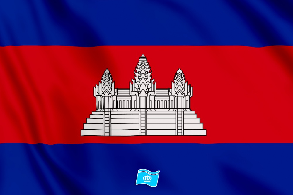 vlag Cambodja 100x70
