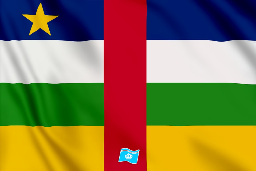 vlag Centraal Afrikaanse Republiek 100x70