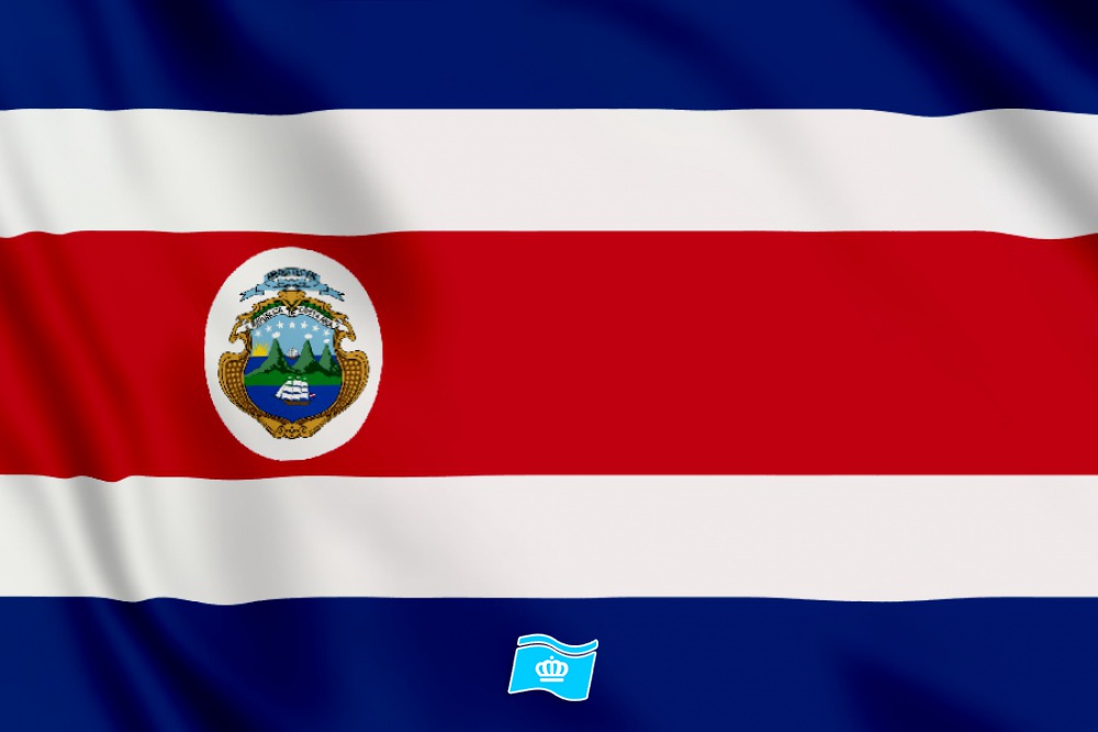 Vlag Costa Rica 100x70