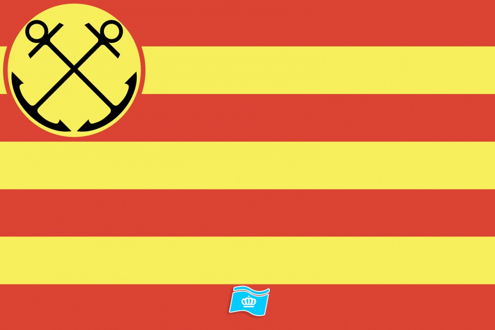 Vlag Den Helder 70x100 cm