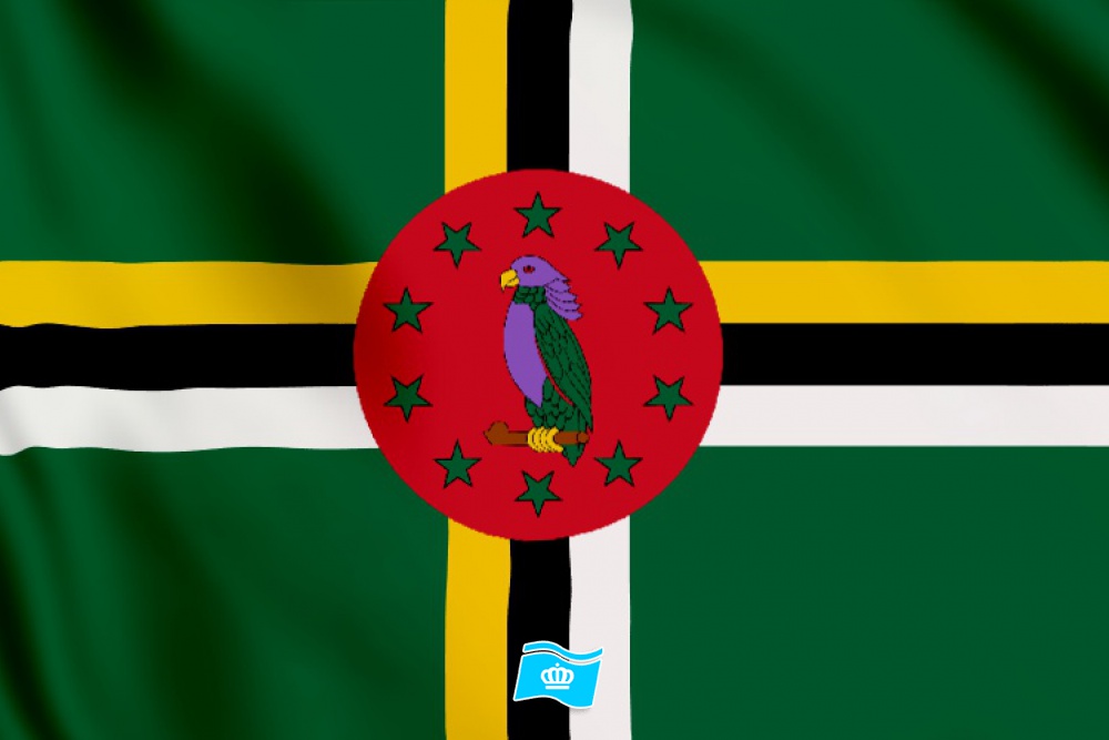 Vlag Dominica 100x70
