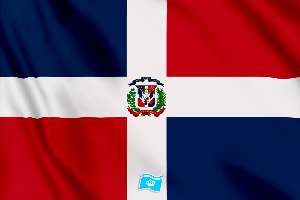 Vlag Dominicaanse Republiek 100x70