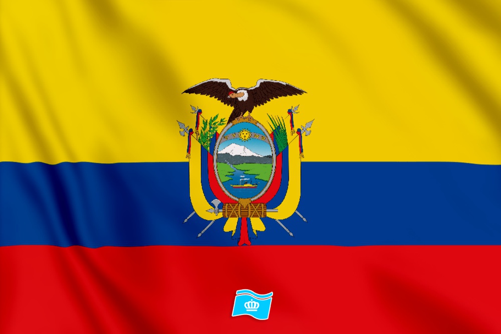 Vlag Ecuador 100x70