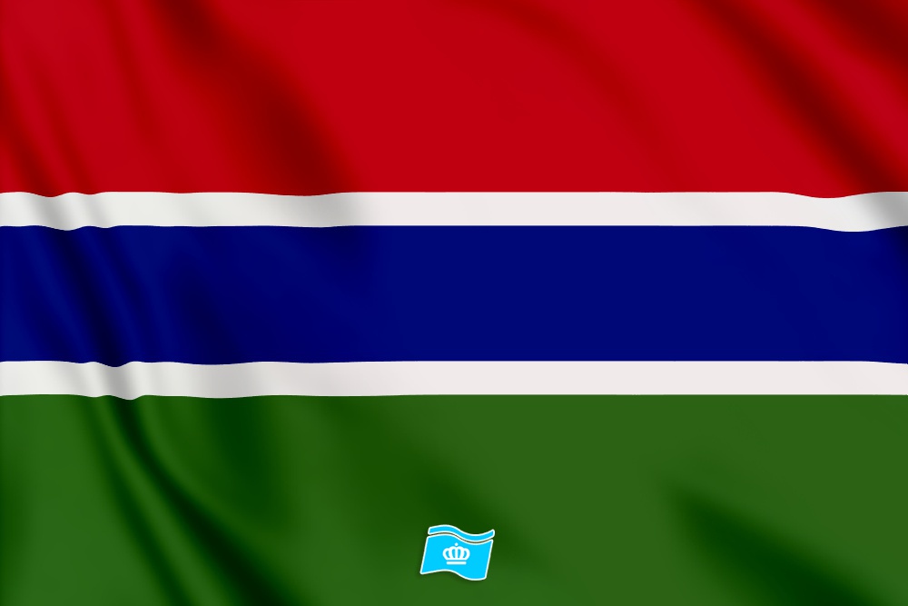 vlag Gambia 100x70
