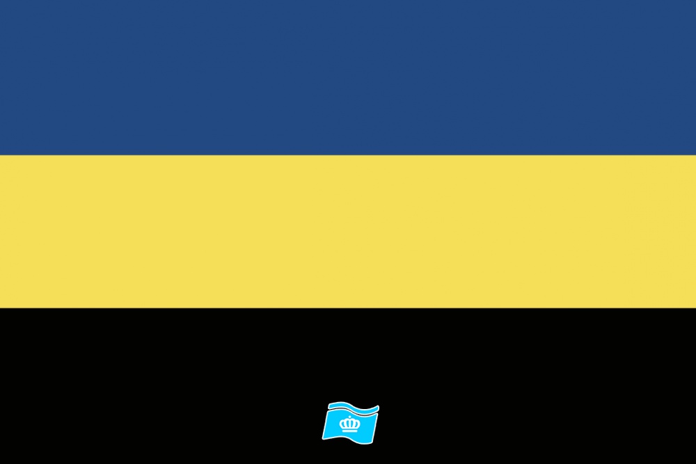 Tweedehands vlag Gelderland 100x150 cm, uitverkoop