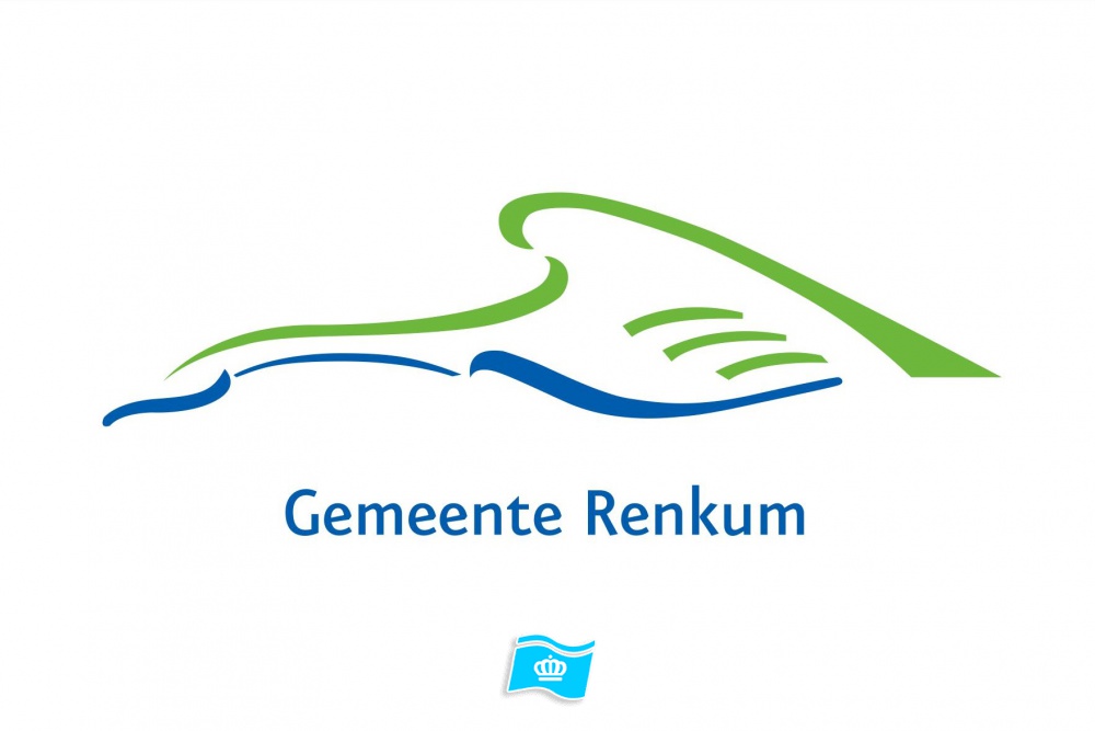 Vlag Gemeente Renkum logo 70x100 cm