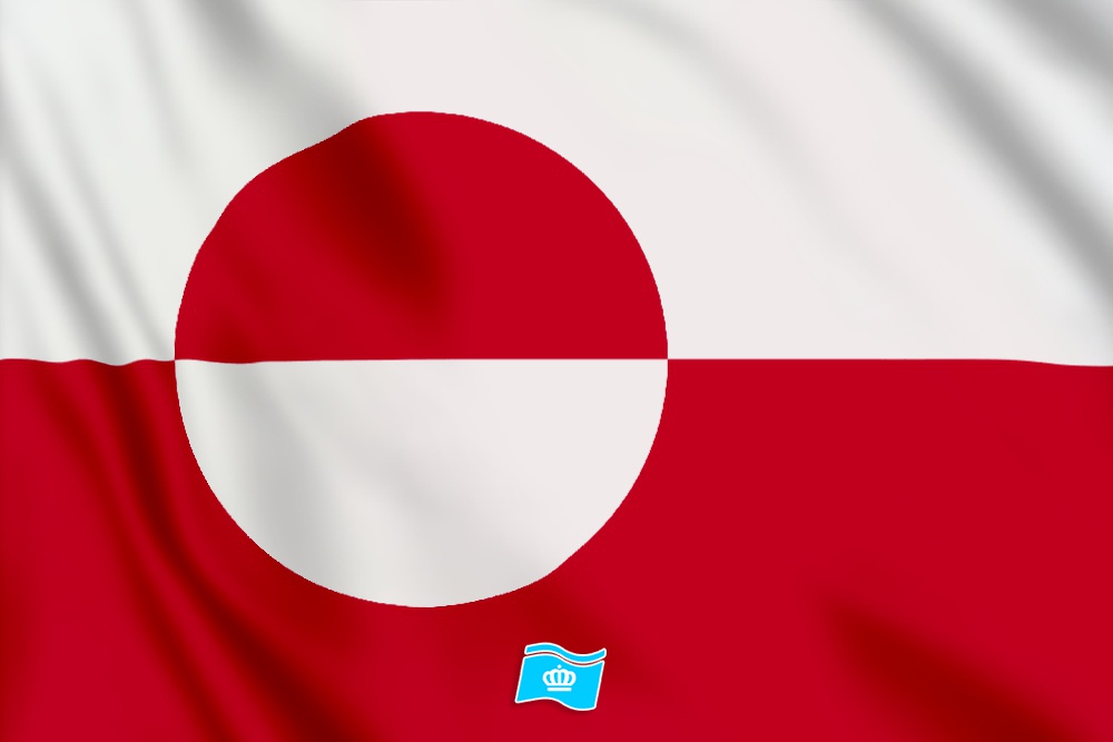 Vlag Groenland 100x70