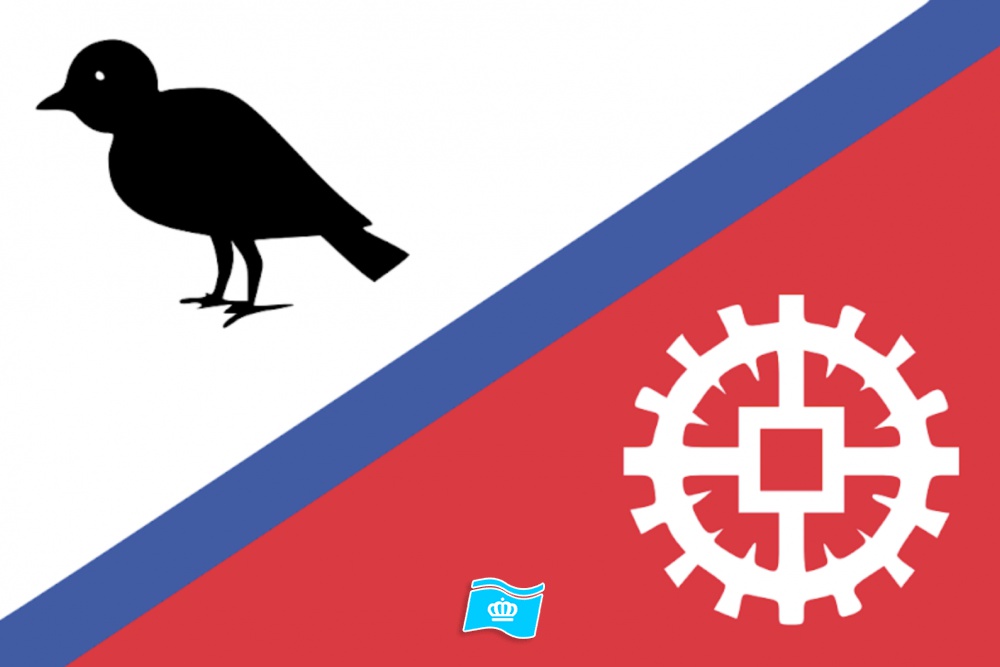 Vlag Hardinxveld-Giessendam 70x100 cm