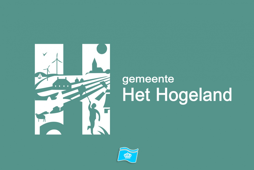Vlag Het Hogeland 70x100 cm