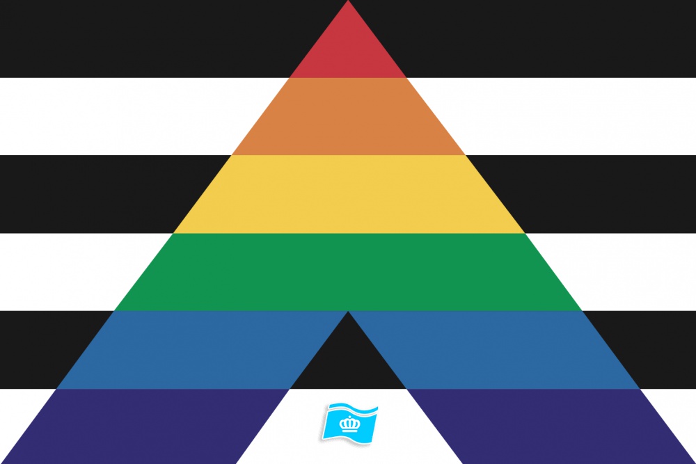 Vlag Hetero Ally 040x060 cm