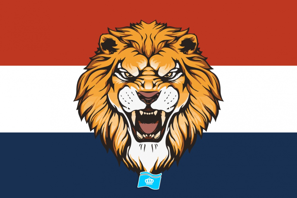 Vlag Holland Leeuw 1 010x015 cm