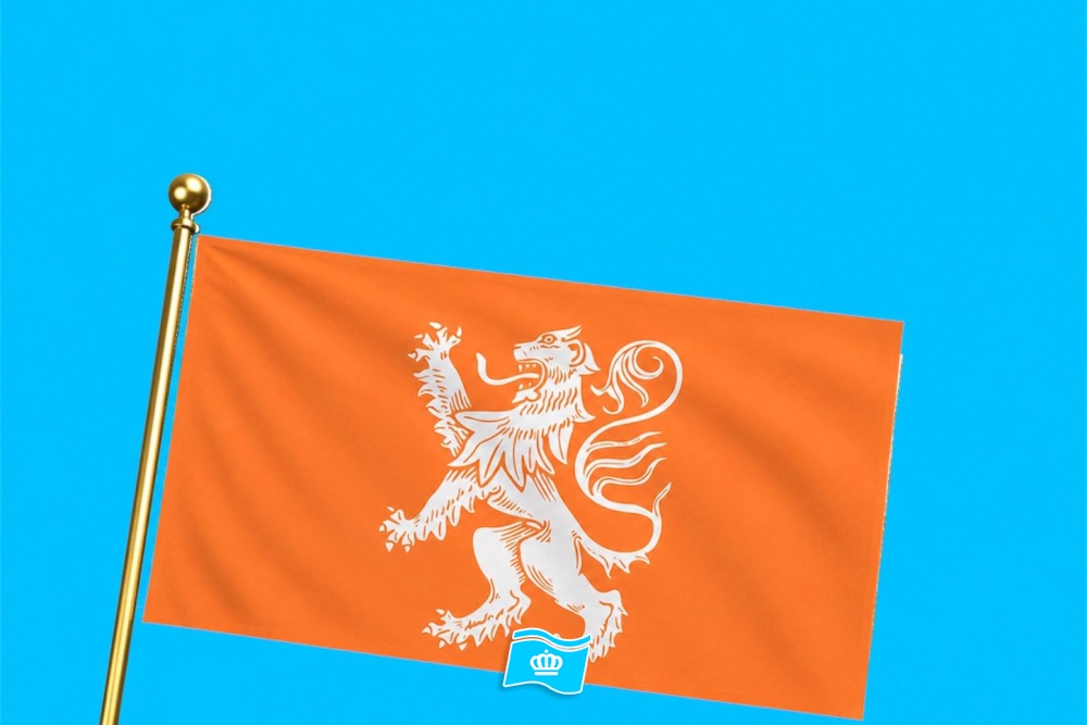 Vlag Holland Leeuw 4 030x045 cm