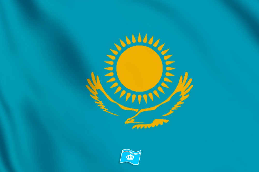 vlag Kazachstan 100x70