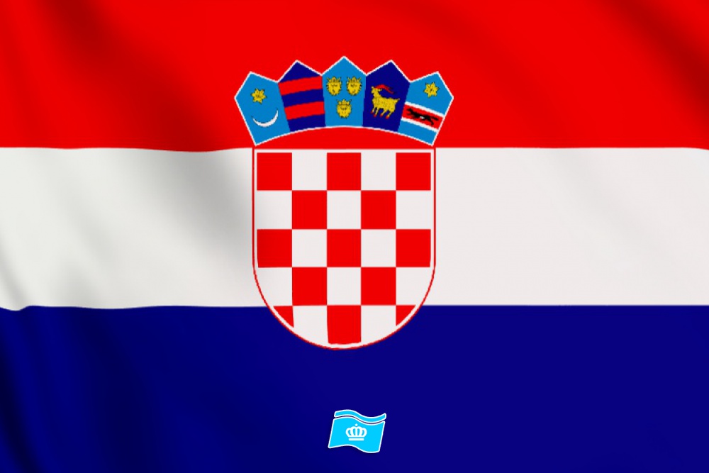 vlag Kroatie 100x70