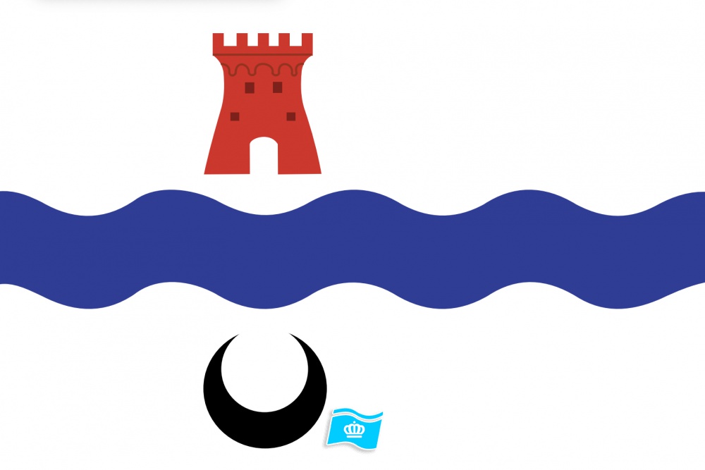 Vlag Leidschendam-Voorburg 70x100 cm