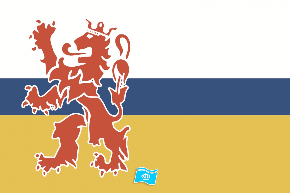 Tweedehands vlag Limburg 150x225 cm, uitverkoop
