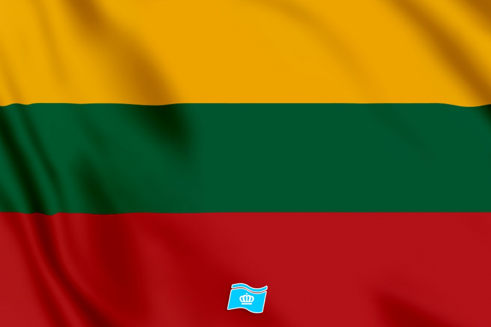 vlag Litouwen 100x70