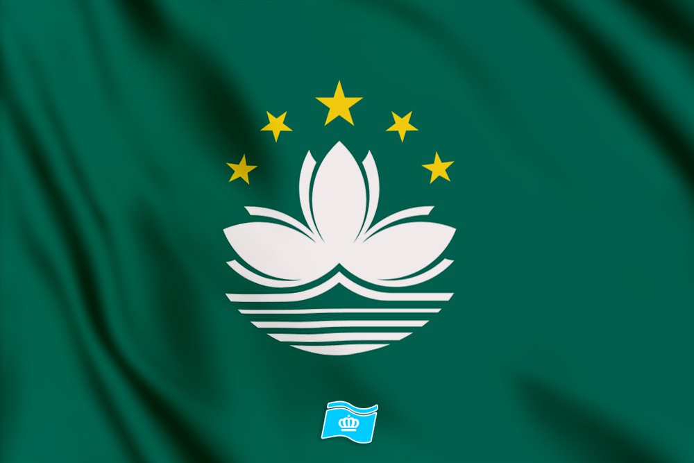 vlag Macau 100x70