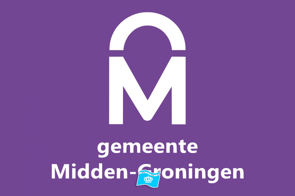 Vlag Midden-Groningen 70x100 cm