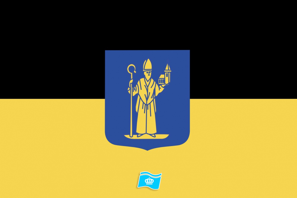 Vlag Mill en Sint Hubert 70x100 cm