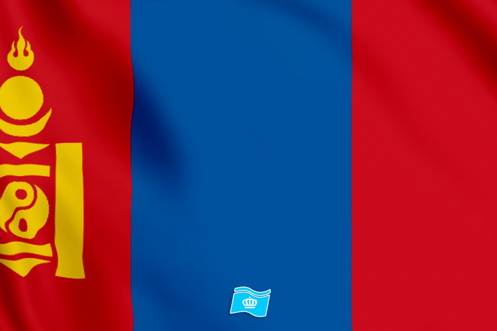 vlag Mongolie 100x70