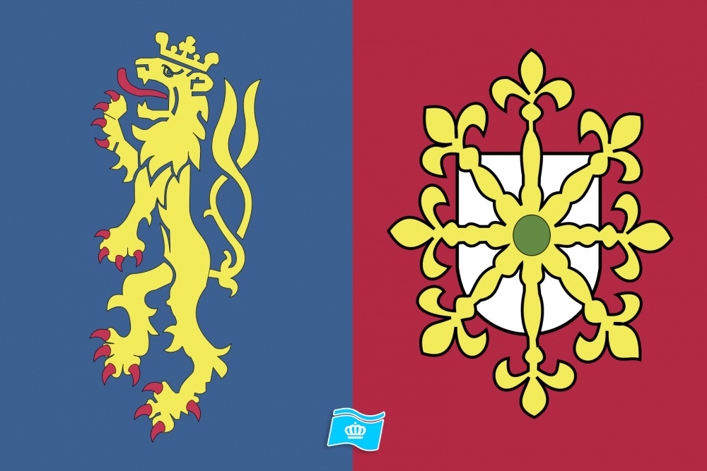 Vlag Mook en Middelaar 70x100 cm