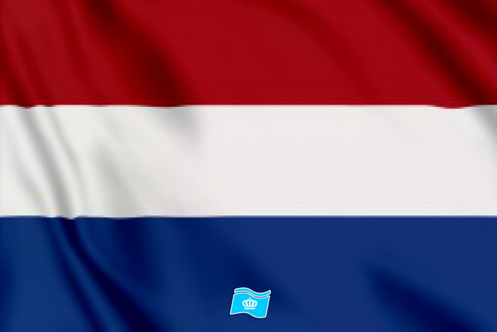 Vlag Nederland gebruikt 50x75 cm