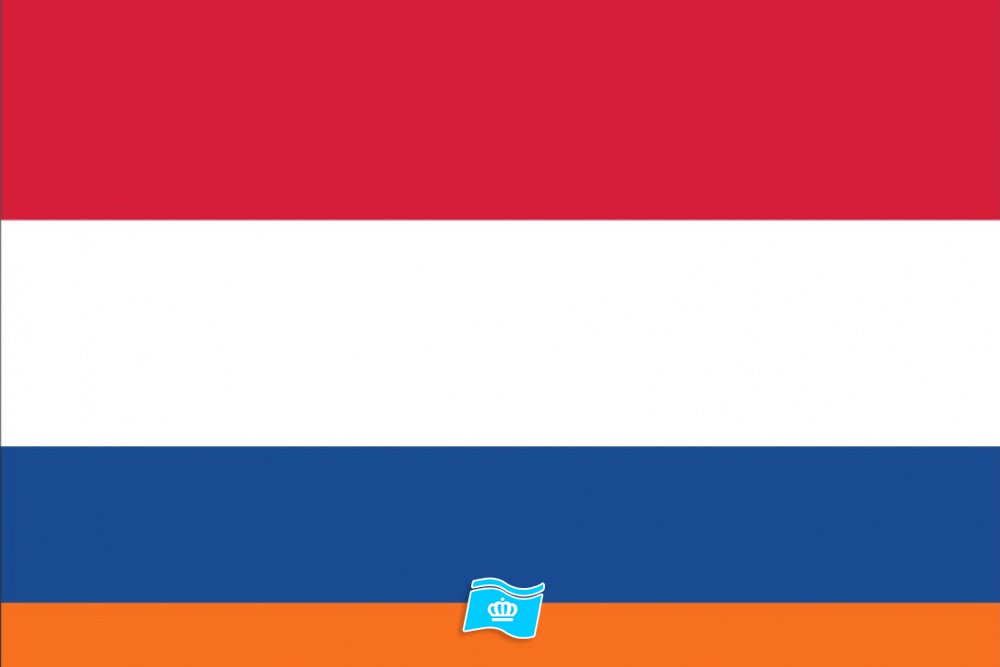 Vlag Nederland oranje viering 70x100 cm