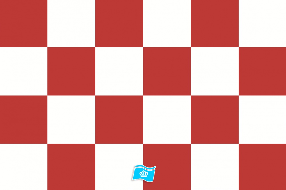Tweedehands vlag Noord-Brabant 150x225 cm, uitverkoop