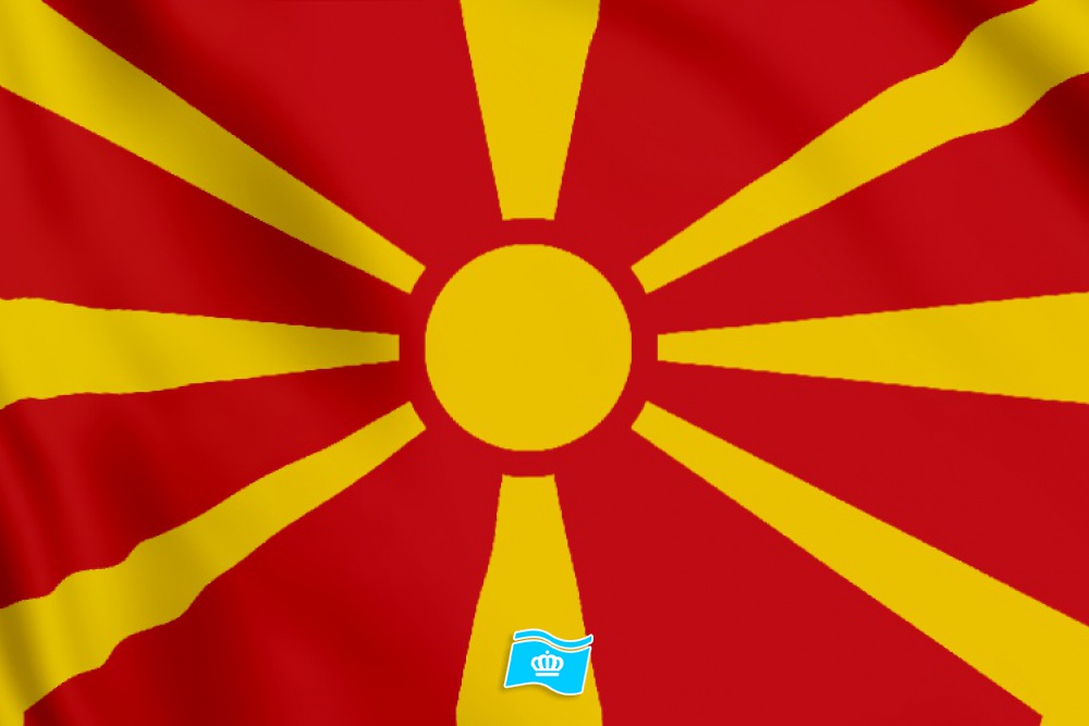 vlag Noord Macedonie 100x70