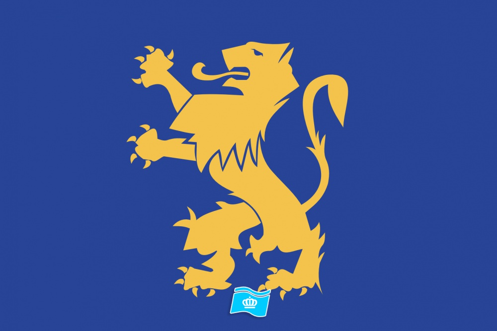 Vlag Noordwijkerhout 070x100 cm
