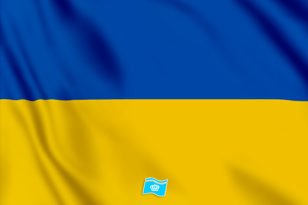 vlag Oekraine 100x70