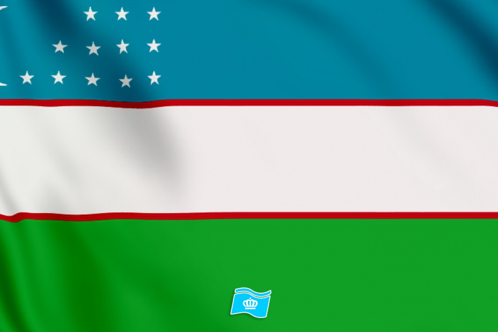 vlag Oezbekistan 100x70