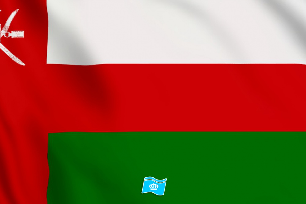 vlag Oman 100x70