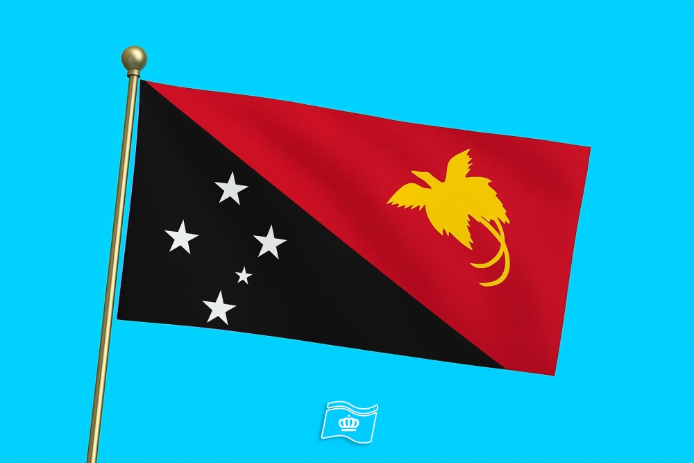 Vlag Papoea-Nieuw-Guinea 225x350 cm